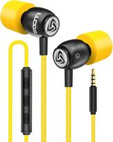 "LUDOS Clamour In-Ear" ausinės - laidinės ausinės su mikrofonu ir bosais, aukščiausios kokybės garso kokybė, atminties putos, sustiprintas kabelis, ausinės su garsumo valdymu, skirtos "iPhone", "Apple", "iPad