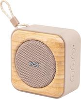 "Marley Roots" "Bluetooth" garsiakalbis - mažas nešiojamasis garsiakalbis "Bluetooth" dėžutė kelionėms ir lauke, atsparus vandeniui pagal IP67, 10 valandų veikimo trukmė - mini belaidis garsiakalbis mobiliajam telefonui, kreminis