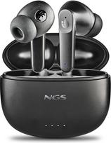 "NGS Artica Hush In-Ear" belaidės ausinės su ANC ir ENC, 16 valandų autonomija, jutiklinis valdymas, USB-C įkrovimo stotelė, mikrofonas, ergonomiškas dizainas, reguliuojamos ausų pagalvėlės, "Bluetooth 5.3