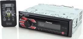 "Pioneer" DEH-150MP CD RDS imtuvas su WMA/MP3 atkūrimu ir priekine apšviesta "Aux-In" įvestimi
