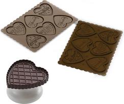 "Silikomart Cookie Love 190367 Cookie Cutter" rinkinys su receptų knyga [gali būti ne anglų kalba]