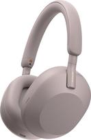 "Sony" WH-1000XM5 belaidės ausinės per ausis su triukšmo slopinimo funkcija, "Bluetooth", aiški skambučių kokybė, "Hi-Res", iki 30 valandų veikianti baterija, greitojo įkrovimo funkcija, "Alexa" ir "Google", "iOS" ir "Android" - dūminės rožinės spalvos