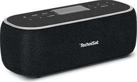 "TechniSat DIGITRADIO BT 1" nešiojamasis "Bluetooth" garsiakalbis su DAB+ skaitmeniniu radiju (FM, laikrodis, žadintuvo laikmatis, mėgstamiausiųjų atmintis, laisvų rankų funkcija, AUX-in, tiesioginio rinkimo mygtukai, baterija, 6 W), juodas