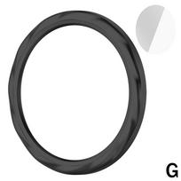 NAUJAS Metalinis rėmelis, skirtas xiaomi Watch S4 S3 rėmeliu Laikrodis Nemokamas laikrodis S3, skirtas xiaomi S4 Su dėklu ekranu F8L9 Black thread-For Xiaomi Watch S4 S3