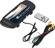 7 colių automobilio galinio vaizdo veidrodis LCD spalvotas ekranas HD 800x480 Automobilių MP5 automobilio užtemdymo galinio vaizdo kamera su laikikliu