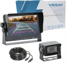 7 colių TFT spalvotas monitorius + spalvota kamera IP67, įskaitant 20 metrų jungiamąjį kabelį (12-24 V)