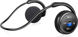 ARTINABS belaidės ausinės su FM funkcija, "Bluetooth 5.0" ausinės, sportinės, atsparios prakaitui, laisvų rankų įranga, palaiko TF kortelę, stereo ausinės, patogios, lengvos, su mikrofonu, suderinamos