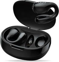 DCU TECNOLOGIC - "Bluetooth 5.3 Clip Buds" ausinės - belaidės - kelių taškų ryšys - 7 valandų nepertraukiamo naudojimo laikas (vienu įkrovimu) daugiau nei 30 valandų su įkrovimo dėklu. Spalva: juoda