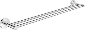 GROHE Start 41203000 Dvigubas vonios rankšluosčių laikiklis 600 mm Metalinis, įskaitant varžtus ir sieninius kištukus Chromas