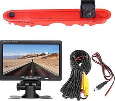 HD stabdymo žibintų atbulinės eigos kameros komplektas su 7 colių LCD monitoriumi, vandeniui atsparus naktinio matymo automobilio atbulinės eigos kameros pakaitalas Mercedes-Benz Citan Tourer W415 Micro Camper 2012-2021/Renault Kangoo II