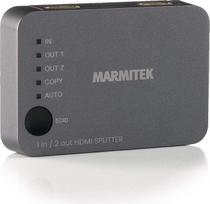 HDMI daliklis 4K60 - "Marmitek Split 312 UHD" - 1 Ein / 2 Aus - Ultra HD - 4K60 - HDMI daliklis - 3840 x 2160 60Hz - HDCP 2.2 - EDID Schalter - Eingebaute Verstärker