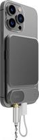 khadas Tea DAC "Bluetooth" ausinių stiprintuvas, nešiojamasis magnetinis DAC HiFi Hi-Res USB DAC 32bit/384KHz, 1160mAh akumuliatorius 8 val. Qualcomm QCC5125 LDAC/APTX HD, PCM, DSD, MQA dekoderis (pilkas)