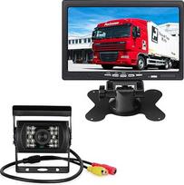 Moliūgas 1:Rückfahrkamera mit Monitor,18LEDs Wasserdichtes Nachtsicht Rückfahrkamera mit 10M Kabel +12V-24V 7 "TFT LCD HD Kamera Monitor(Ohne Parklinie) für Bus/LKW/Anhänger/Wohnmobil