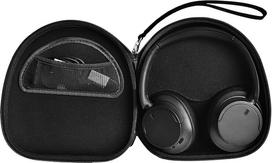 PAIYULE dėklas "Sony" WH-CH720N/"Sony" WH-CH520 belaidėms "Bluetooth" ausinėms su triukšmo slopinimu per ausis, krepšys-organizatorius, kelioninis krepšys USB kabeliui (tik dėžutė)