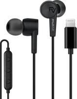 PALOVUE Lightning ausinės ausinės MFi sertifikuotos ausinės, suderinamos su iPhone 14 13 12 11 Pro Max iPhone X XS Max XR iPhone 8 Plus iPhone 7 Plus su mikrofono valdikliu SweetFlow Black