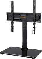 PERLEGEAR televizoriaus stovas, pasukamas 24-60 plokščiems ir lenktiems televizoriams, sveriantiems iki 45 kg, reguliuojamo aukščio ir stabilus televizoriaus stovas, universalus televizoriaus stovas, maks. VESA 400 x 400 mm