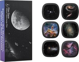 Realistiniai diskai - diskai "Ainael" meteorų ir galaktikų projektoriui, 5K Ultra HD diskai namų planetariumui, 6 diskų rinkinys be projektoriaus (Nebula 4)
