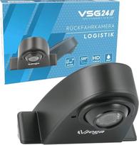 VSG 24 HD Transporter Ball Head atbulinės eigos kamera Sprinter kamera su adapterio kabeliu 1080P HD raiška Naktinis matymas 120° kampu 12 V IP68 - juoda