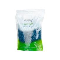 Depiliacijos vaškas su azulenu, greitai stingstantis DEPILFLAX 100, 1000G (mėlynas)