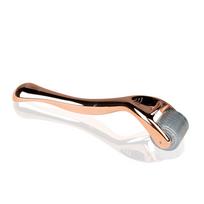 DERMA ROLLER mezoterapijai 0.75 mm 192 titano adatos (rožinio aukso)