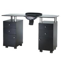 Manikiūro stalas + dulkių surinkėjas BD-3453+P (juoda)