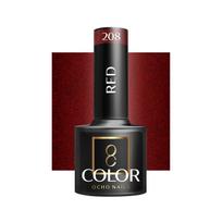 OCHO NAILS Hibridinis nagų lakas raudonas 208 -5 g