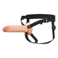 Pipedream 8 Inch Silicone Hollow Strap-on Tuščiaviduris strap-on dildo