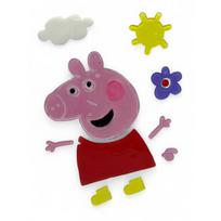 Geliniai lipdukai ant lango "Peppa Pig"