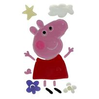 Geliniai lipdukai ant lango "Peppa Pig"