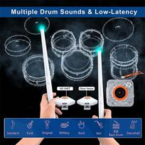 Nešiojama somatosensorinė būgnų rinkinys Išmanūs virtualūs oriniai elektroniniai būgnai Būgnų lazdelės Žaislai Pradedantysis Vaikai Muzikos instrumentas Suaugusieji Vaikai Dovana