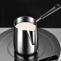 Šokolado lydymo puodas Mini sriubos nerūdijančio plieno padažo keptuvė Maža keptuvėlė Turkų 350 ml