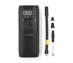 Nedis PAAC10BK - Skaitmeninis kišeninis kompresorius 4000 mAh 5V