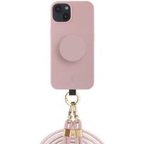 Just Elegance JE 3in1 PopGrip iPhone 15 6.1" case in pink/rose, model 30494