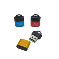 Mini kortelių skaitytuvas, skirtas micro SD kortelėms, USB, Auksinė spalva – Komplektas (3 vnt.)