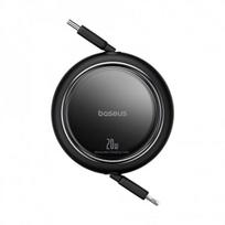 Baseus Retractable USB-C | Lightning cable 20W 1m - black