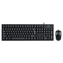 Klaviatūros ir optinės pelės rinkinys Genius KM-100SE, juodas
