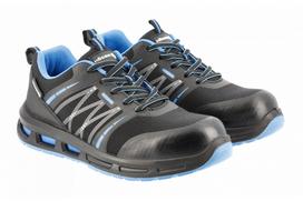 Darba apavi WARNOW RIPSTOP S1PL SR FO HOGERT HT5K574-42, melni/zili, izmērs 42