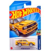 ĮLINKĘS KABLIUKAS!!!   Hot Wheels Mainline Modeliukas '84 Audi Sport Quattro yellow Long card