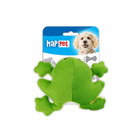 Happet pliušinė varlė žaislas šunims