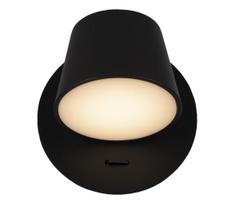 Maytoni MOD421WL-L6B3K - LED sieninis šviestuvas PIXEL LED/7W/230V 3000K juoda