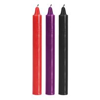 ToyJoy Japanese Drip Candles , 3 vnt. Žvakių rinkinys