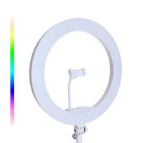 Rollei žiedinė lempa LUMIS Slim LED RGB (White)