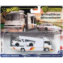 Hot Wheels Premium Team Transport Modeliukas Toyota Soarer & Japan Double Decker Hauler (yra Sandėlyje)