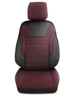 CLASSICO SĖDYNĖS UŽVALKALAS BORDO BLACK spalva - bordo-juoda komplektas