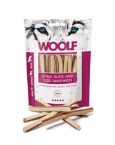 WOOLF Long Duck And Cod Sandwich 100g sumuštiniai su antiena ir menke