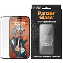 PanzerGlass Ceramic Protection for iPhone 15 Plus 6.7" – Ultra-Wide-Fit Screen Protection with Easy Aligner Included. 2839
