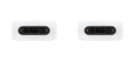 EP-DA705BWE Samsung USB-C/USB-C Data Cable 3A 1m baltos spalvos (OOB Bulk pakuotė)