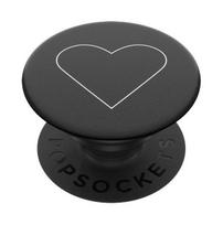 Popsockets 2 White Heart Black 800667 telefono laikiklis – standard