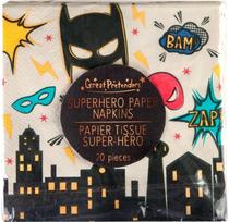 Vienkartinės servetėlės Great Pretenders Superhero Square, 20 vnt