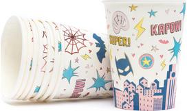 Vienkartiniai puodeliai Great Pretenders Super Hero star, 8 vnt